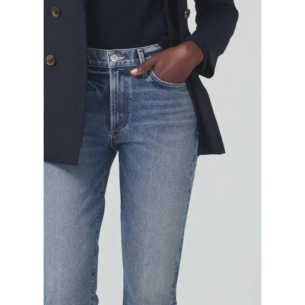 Citizens of Humanity Ella Mid Rise SlimCrop Jean Ascent Size 29 NWT | Retail$228